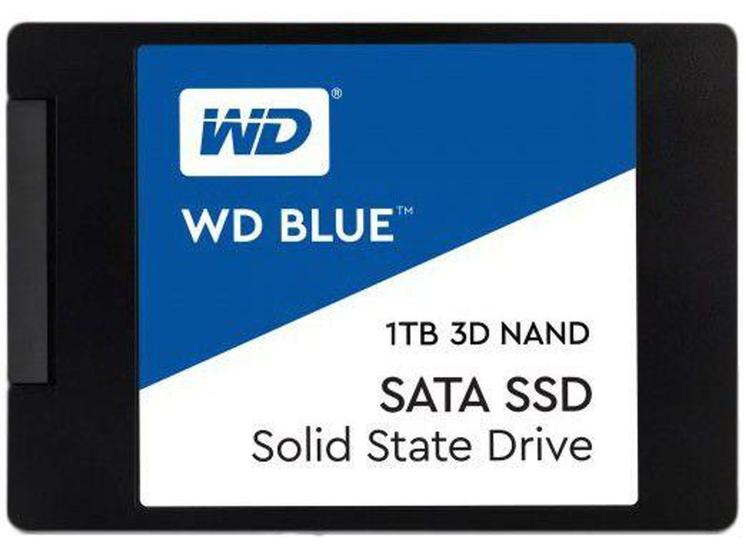 Imagem de SSD Western Digital Blue 1TB SATA3 2,5”  - Leitura 545MB/s e Gravação 525MB/s