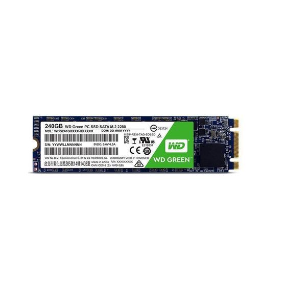 Imagem de SSD Western Digital WD Green WDS240G2G0B 240GB verde