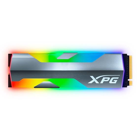 SSD XPG Spectrix S20G, 500GB, M.2 2280, PCIe Gen3x4, Leitura: 2500 MB/s, Gravação: 1800 MB/s, 3D NAND, Rainbow - ASPECTRIXS20G-500G-C Imagem de SSD XPG Spectrix S20G, 500GB, M.2 2280, PCIe Gen3x4, Leitura: 2500 MB/s, Gravação: 1800 MB/s, 3D NAND, Rainbow - ASPECTRIXS20G-500G-C