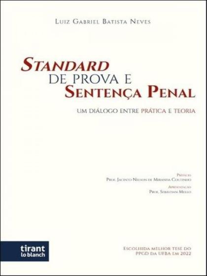 Imagem de Standard de Prova e Sentença Penal: um diálogo entre prática e teoria - Tirant Lo Blanch