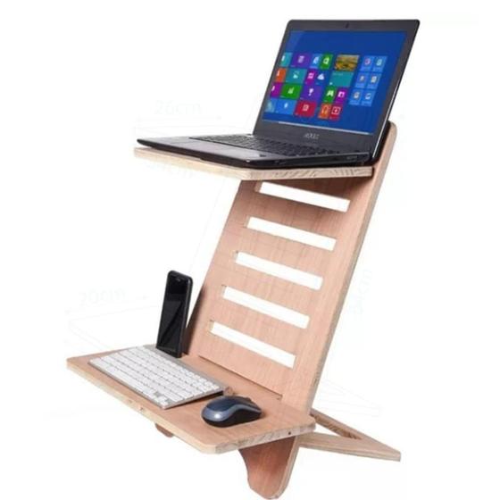 Standing Desk Suporte Trabalho Em Pé Novidade Notebook Saúde - Tcr é boa?