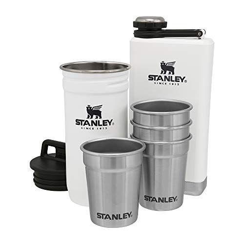 Stanley Conjunto 4 Copos, Frasco Tampa Fixa e Estojo Adventure Serie 237ml - Branco Polar Menor preço em Stanley Conjunto 4 Copos, Frasco Tampa Fixa e Estojo Adventure Serie 237ml - Branco Polar
