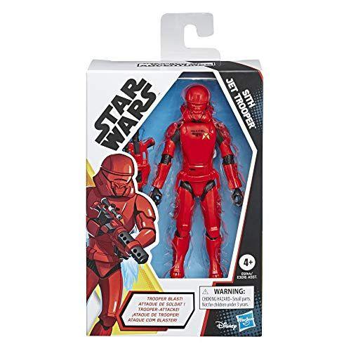 Imagem de Star Wars Galaxy of Adventures Sith Jet Trooper 5 polegadas Scale Figure with Blaster Feature, Brinquedos para Crianças de 4 anos ou mais