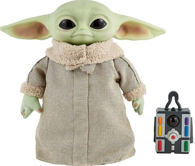 Imagem de Star Wars Grogu, The Child, 12-in Plush Motion RC Toy de The Mandalorian, Collectible Stuffed Remote Control Character para fãs de filmes de todas as idades, 3 anos ou mais