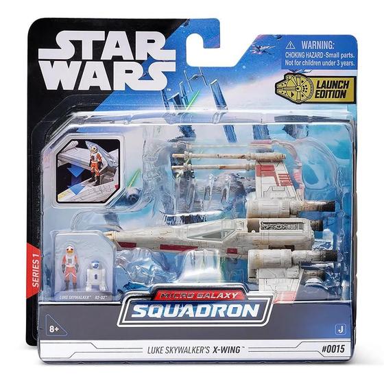 Imagem de Star Wars Nave Espacial Luke Skywalker X Wing Com 2 Figuras