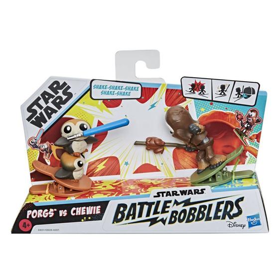 Imagem de Star Wars Prendedor Battle Bobblers Porgs e Chewbacca E8026
