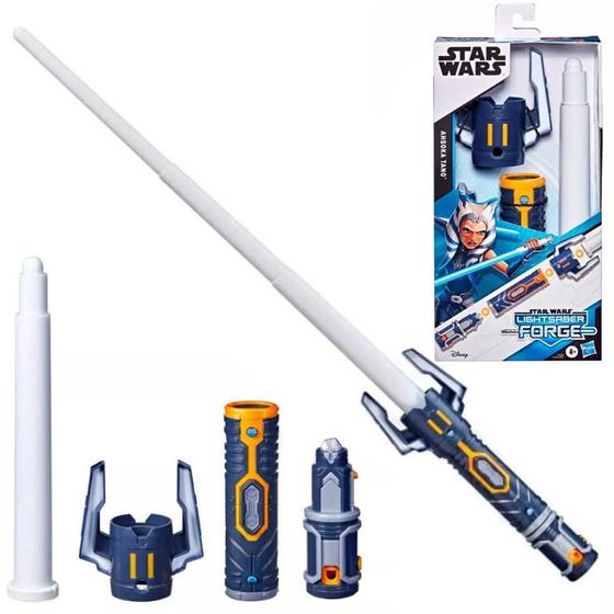 Star Wars Sabre de Luz Forge Ahsoka Tano Branco Hasbro - Sabre de Luz ...