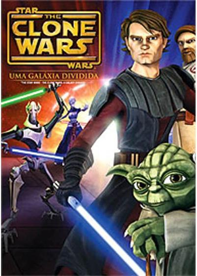 Imagem de Star Wars The Clone Wars Uma GalAxia Dividida DVD ORIGINAL LACRADO