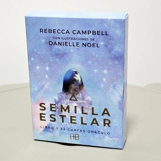 Imagem de Starseed Oracle Deck Língua Espanhola 10,4 * 7,3 cm 53 Pcs Cartões Oracle