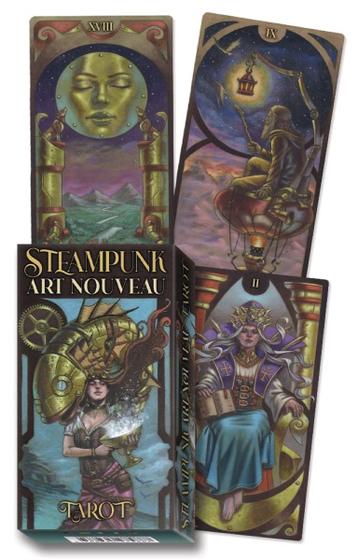 Imagem de Steampunk art noveau tarot baralho esotérico - original