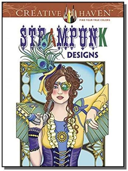 Imagem de Steampunk Designs - Creative Haven Coloring Books - Dover Publications
