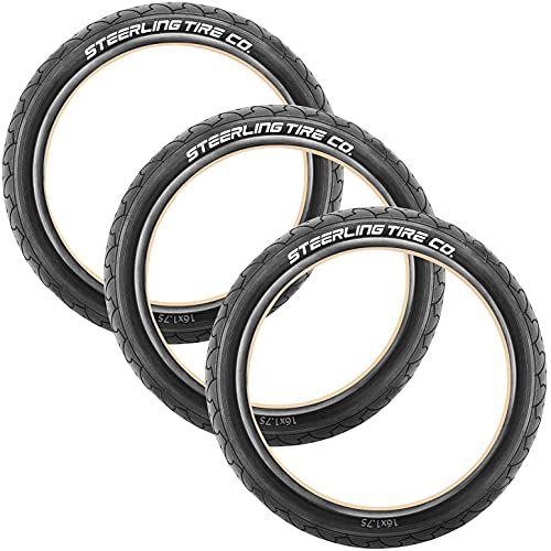 Imagem de Steerling Tire Co. 3-Pack 16 "x 1.75 Wheel Replacement Tires for BOB Ironman & All Baby Jogging Strollers with Three 16 Inches Wheels