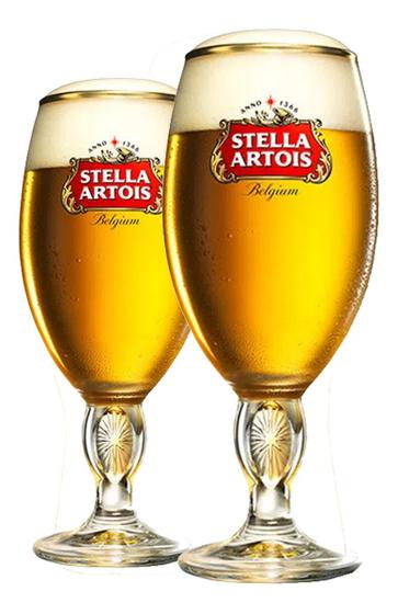 Imagem de Stella artois jogo c/. 02 tacas p/. cerveja 250 ml