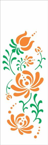 Imagem de Stencil 1030 Simples - Flor Bauer I - Opa2329