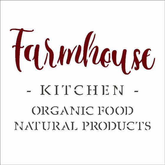 Imagem de Stencil 10X10 Simples  FarmHouse Kitchen - Opa 2993