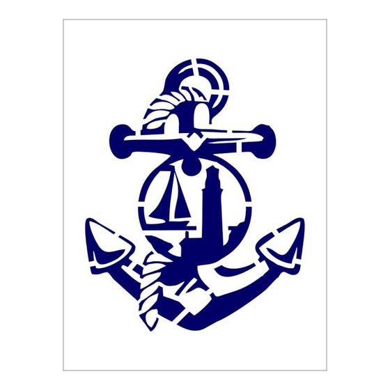Imagem de Stencil Âncora - 15x20 - Ref A3578