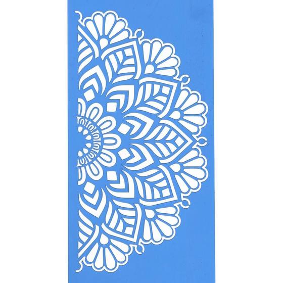 Imagem de Stencil Arte Fácil 12 x 28 cm - ST-414 Mandala