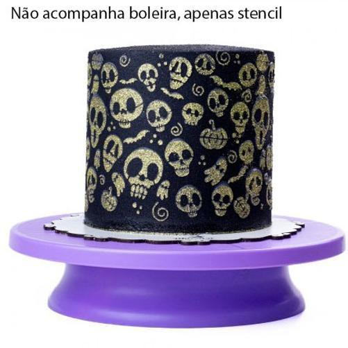 Imagem de Stencil Decorativo Halloween Sortido Bluestar Confeitaria