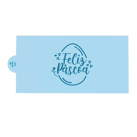 Imagem de Stencil Feliz Páscoa BlueStar  un