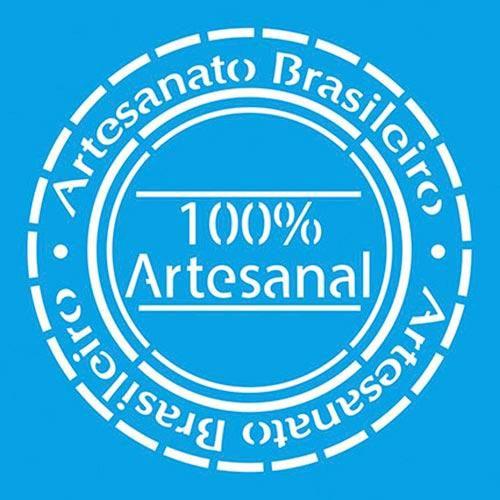 Imagem de Stencil Litoarte  10 x 10 cm - ST-X-369 Selo Artesanato Brasileiro