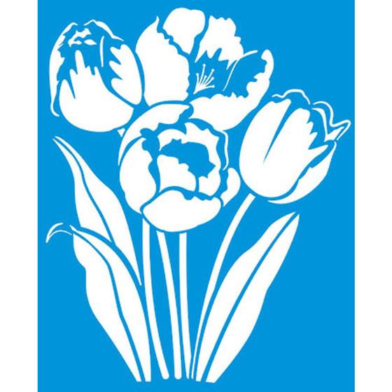 Stencil Litoarte 21,1x17,2 STM-300 Flores Menor preço em Stencil Litoarte 21,1x17,2 STM-300 Flores