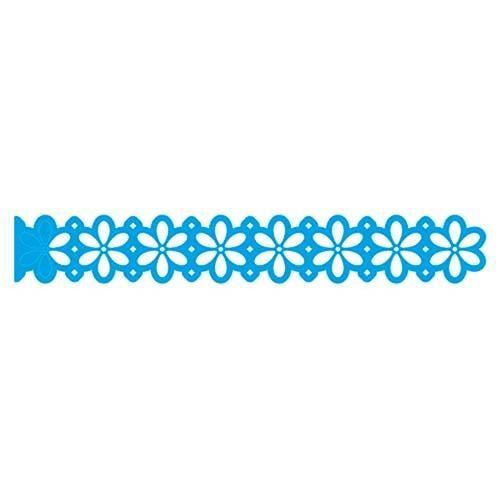 Imagem de Stencil Litoarte 4,2 x 28,6 cm - STAB-013 Barrado Com Flores
