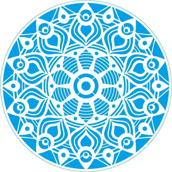 Imagem de Stencil Litoarte - Mandala