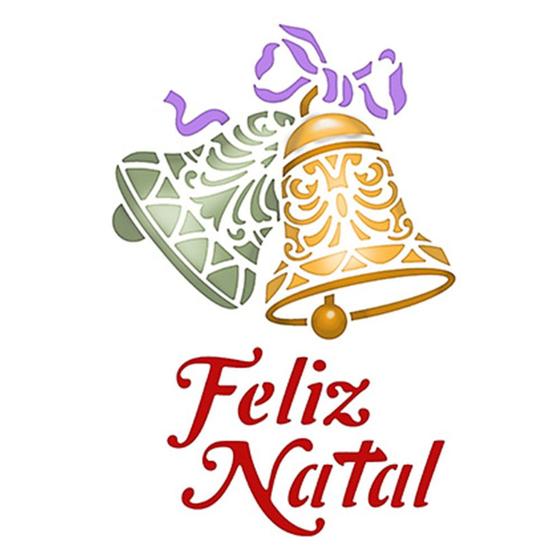 Stencil Litoarte Natal 21x17 STMN-062 Sino e Feliz Natal - Estêncil para Pintura - Magazine Luiza Stencil Litoarte Natal 21x17 STMN-062 Sino e Feliz Natal - Estêncil para Pintura - Magazine Luiza