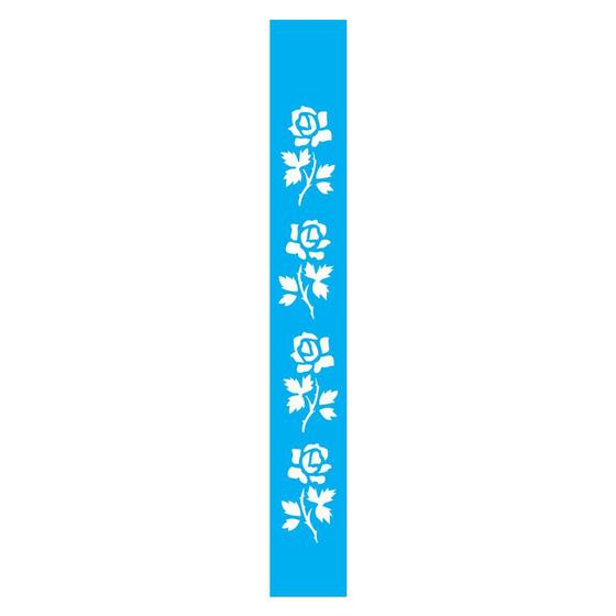 Imagem de Stencil Opa 04x30 Flores Rosas 0188