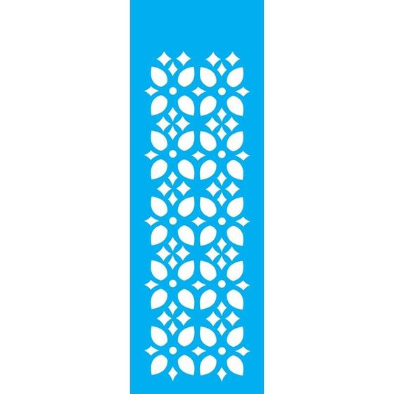 Imagem de Stencil Opa 10 x 30 cm - Border 4 Folhas - 963