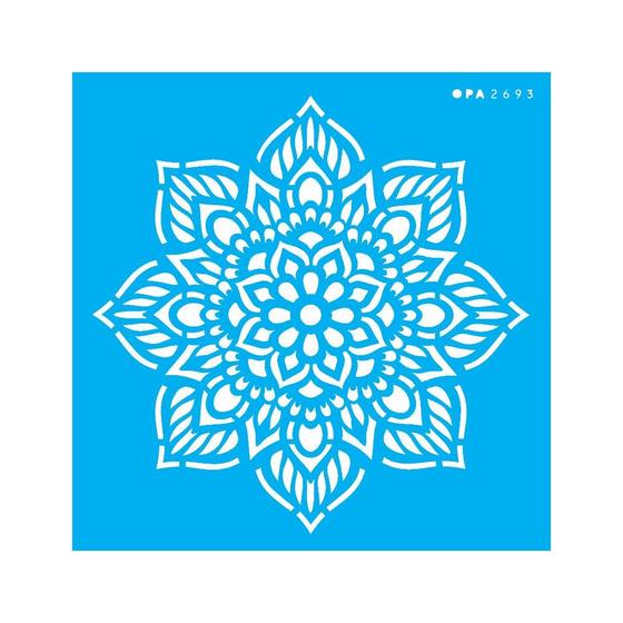 Imagem de Stencil Opa 14x14 Mandala F. Oito Pontas 2693