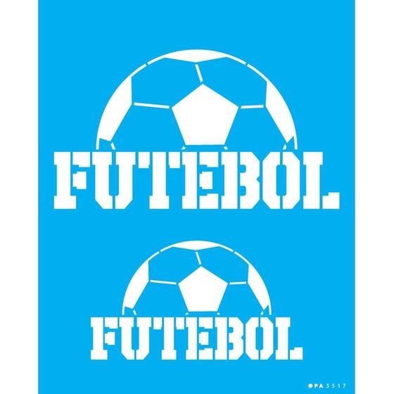 Imagem de Stencil Opa 20 x 25 cm - Esporte Futebol - 3517
