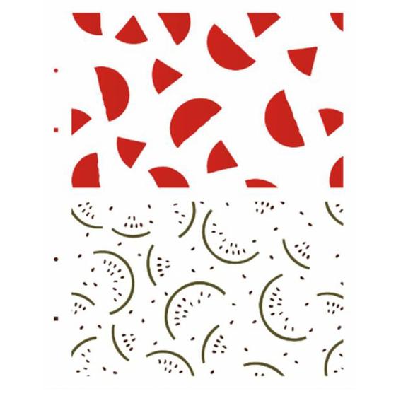 Imagem de Stencil OPA 20 x 25 cm Estamparia Frutas Melância 3171
