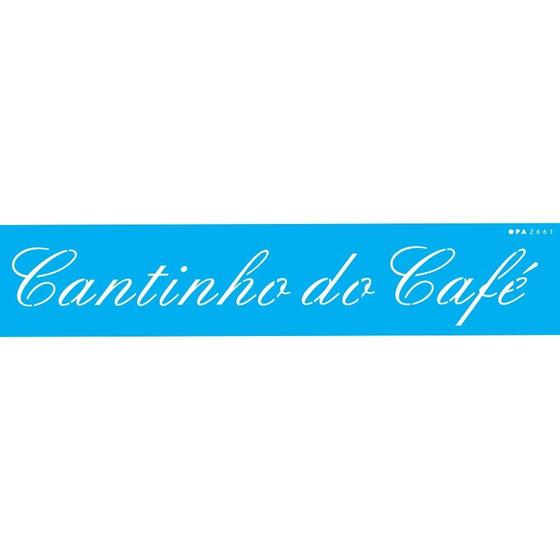Imagem de Stencil Opa 6 x 30 cm - Cantinho do Café - 2661