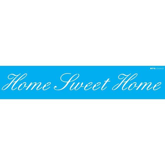 Imagem de Stencil Opa 6 X 30 cm - Home Sweet Home - 2662