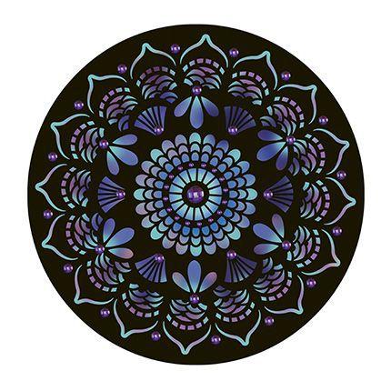 Imagem de Stencil Pintura Especial Mandala 30x30 Stqg-007 Litoarte