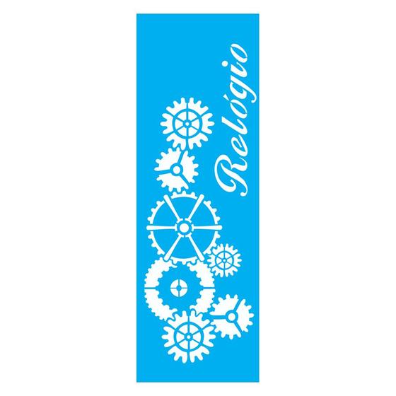 Imagem de Stencil Simples 10X30 Opa 1083  Relogio