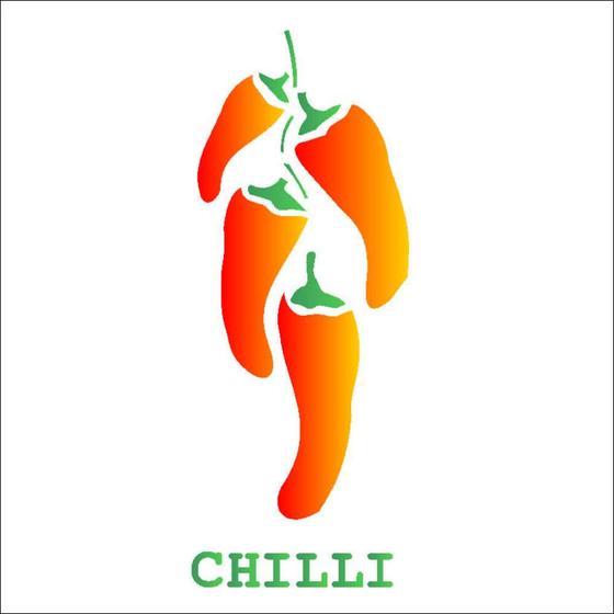 Imagem de Stencil Simples 14X14 Opa 2009  Tempero Chilli