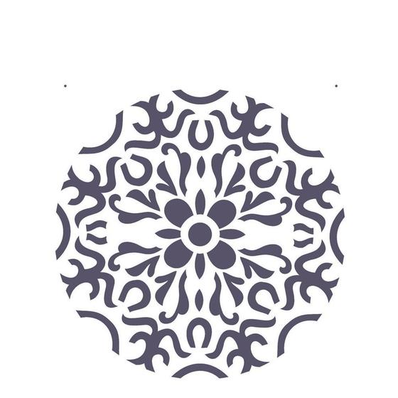 Imagem de Stencil Simples 20X25 Opa 2281  Mandala I Camada II