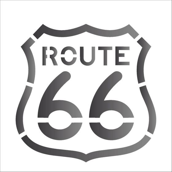 Imagem de Stencil Simples 30,5X30,5 Opa 2105  Route 66