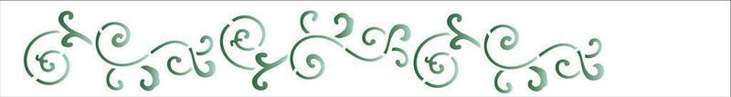 Imagem de Stencil Simples 4X30 Opa 1069  Arabesco III