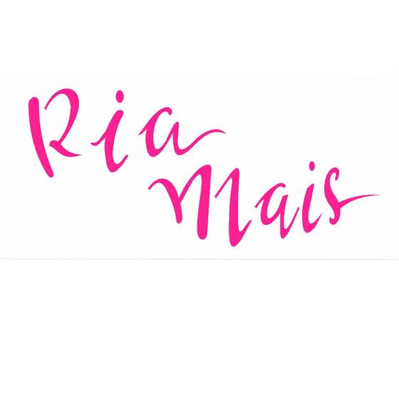 Imagem de Stencil Sp. 07x15 2490 Frase Ria Mais