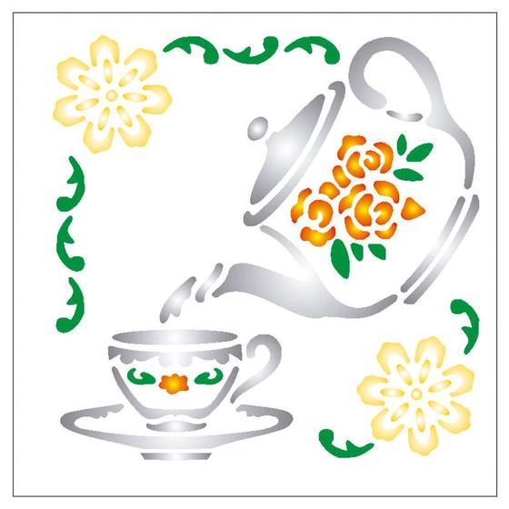 Imagem de Stencil Sp. 10x10 082 Cantoneira