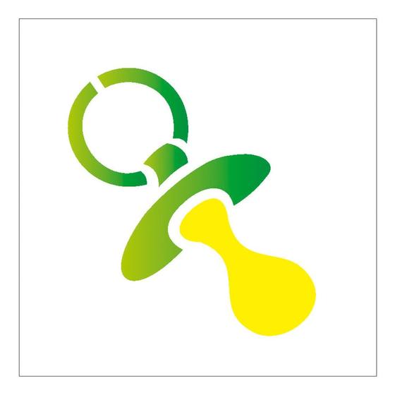 Imagem de Stencil Sp. 10X10 1851 Chupeta