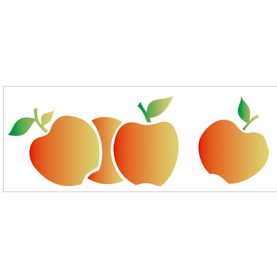 Imagem de Stencil Sp. 10x30 1873 Frutas Maca