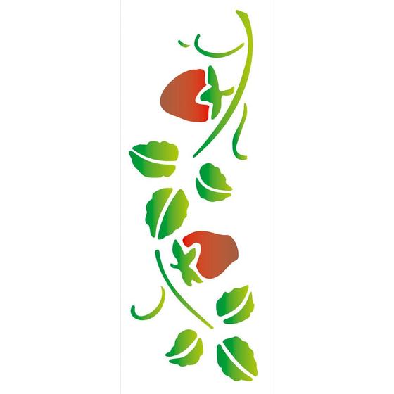 Imagem de Stencil Sp. 10X30 340 Frutas Morangos