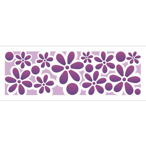 Imagem de Stencil Sp. 10X30 493 Estampa Flores