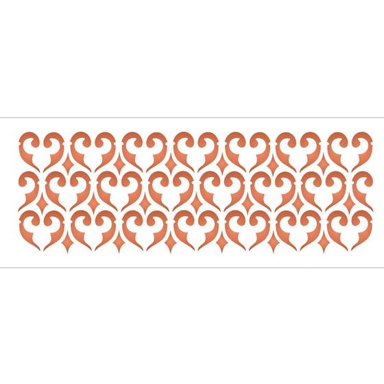Imagem de Stencil Sp. 10X30 961 Border Coracao