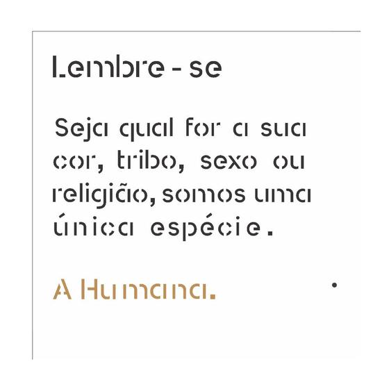 Imagem de Stencil Sp. 14X14 2925 F. Lembre-se