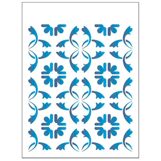 Imagem de Stencil Sp. 15X20 1884 Estamp. Azulejo